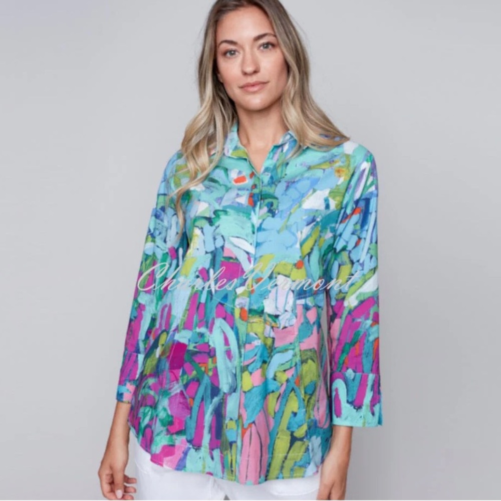 CLAIRE DESJARDINS 'SO MUCH GARDEN' BLOUSE | L
